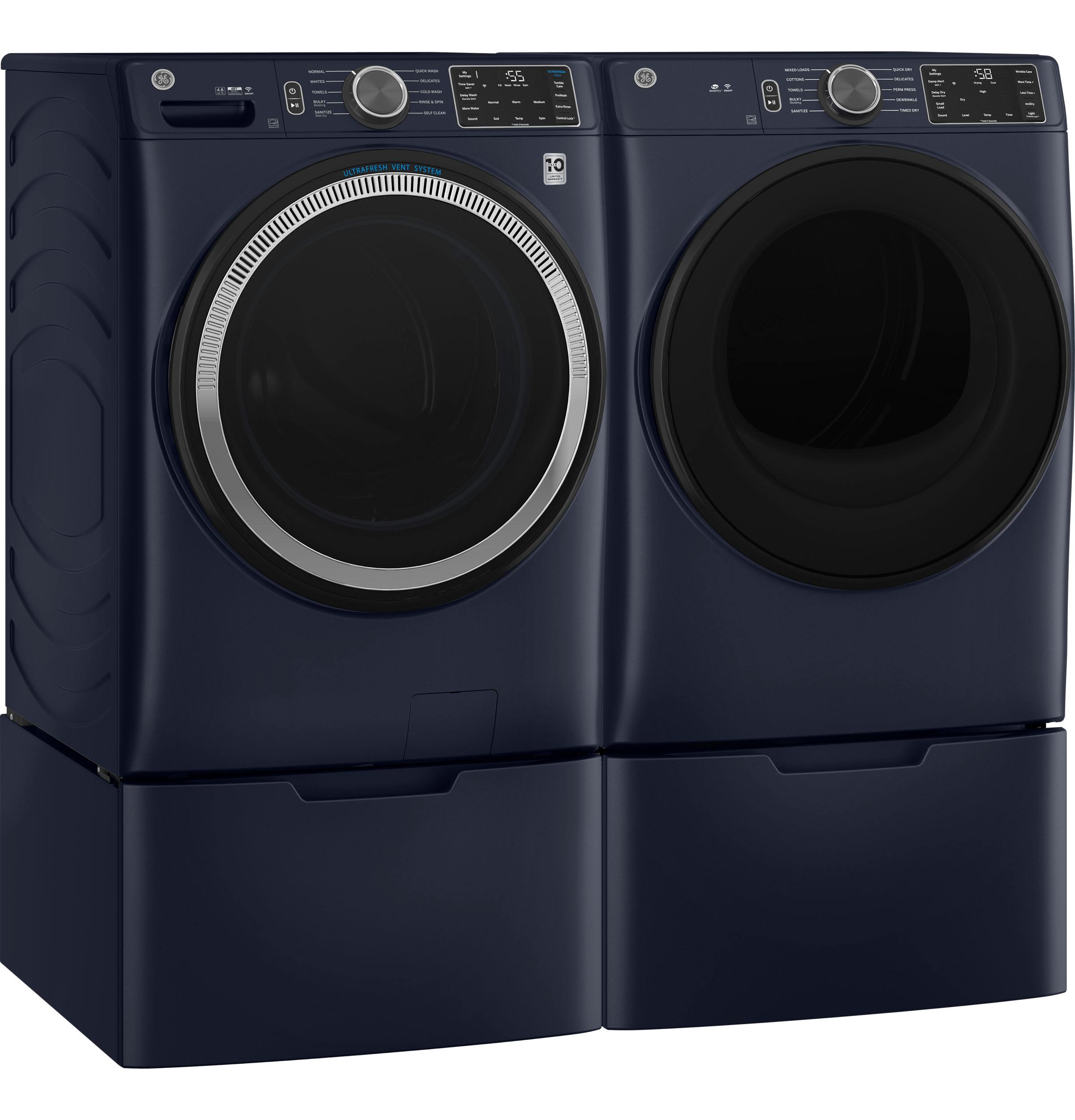 Ge Appliances GFD55GSPRRS Ge® 7.8 Cu. Ft. Capacity Smart Front Load Gas Dryer With Sanitize Cycle