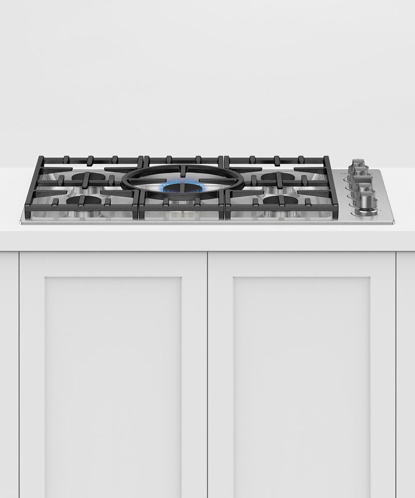 Fisher & Paykel CDV3365L Gas Cooktop, 36", Lpg