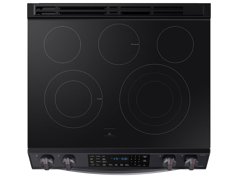 Samsung NE63T8511SG 6.3 Cu. Ft. Front Control Slide-In Electric Range With Air Fry & Wi-Fi In Black Stainless Steel