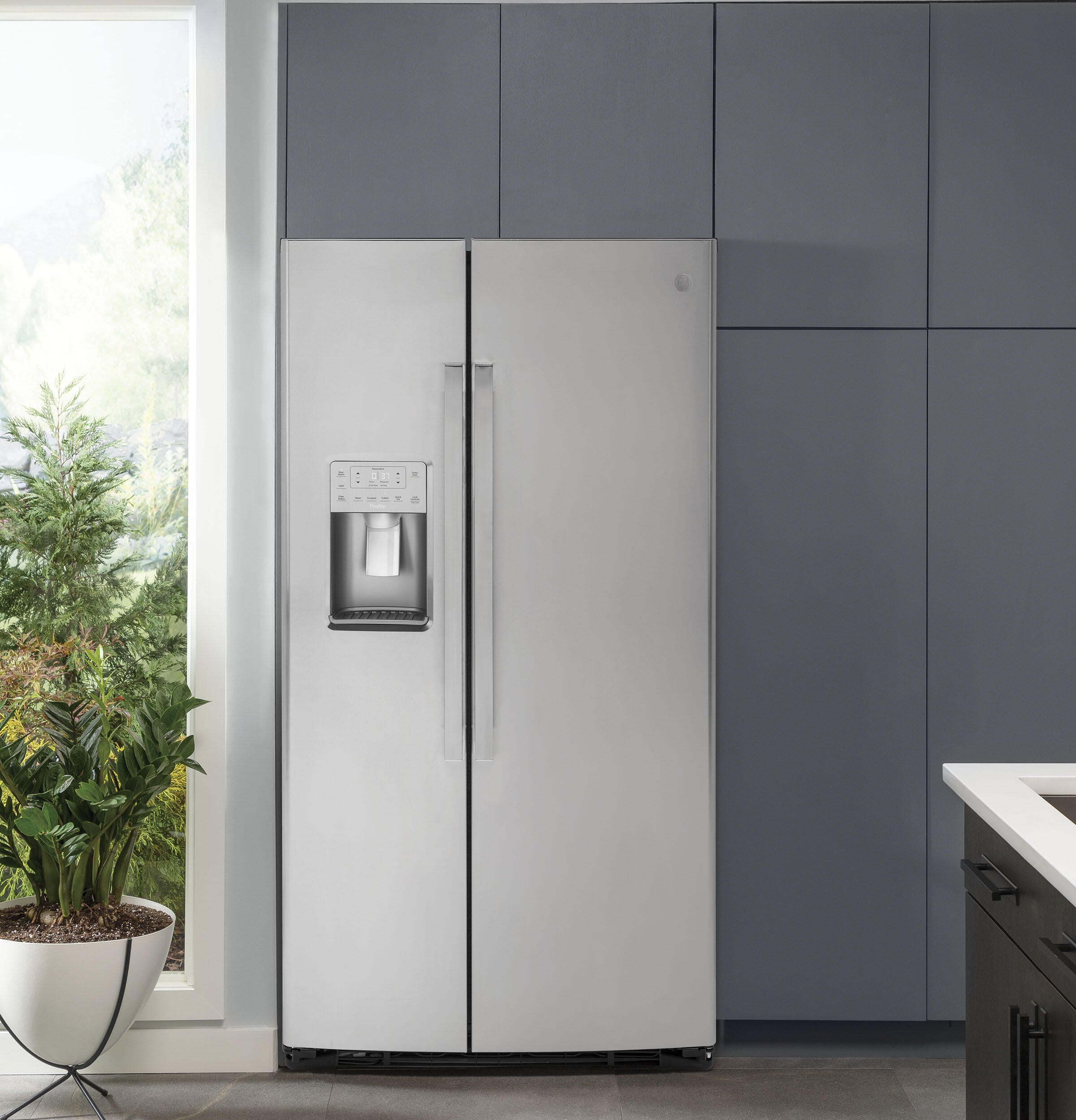 Ge Appliances PSE25KYHFS Ge Profile™ Series Energy Star® 25.3 Cu. Ft. Side-By-Side Refrigerator