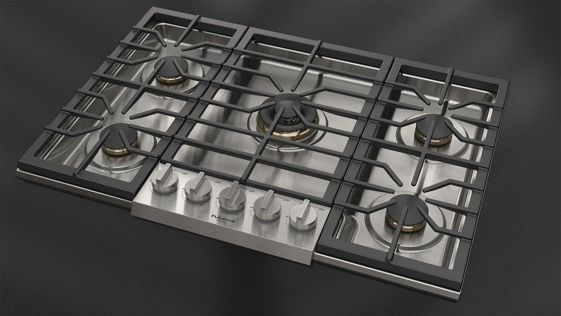 Fulgor Milano F6PGK305S2 30" Pro Gas Cooktop