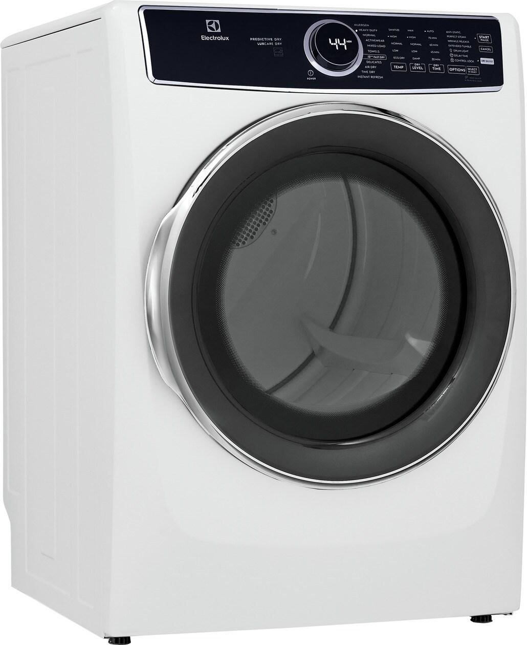 Electrolux ELFG7637BW Electrolux Front Load Perfect Steam™ Gas Dryer With Luxcare® Dry And Instant Refresh ™ 8.0 Cu. Ft.