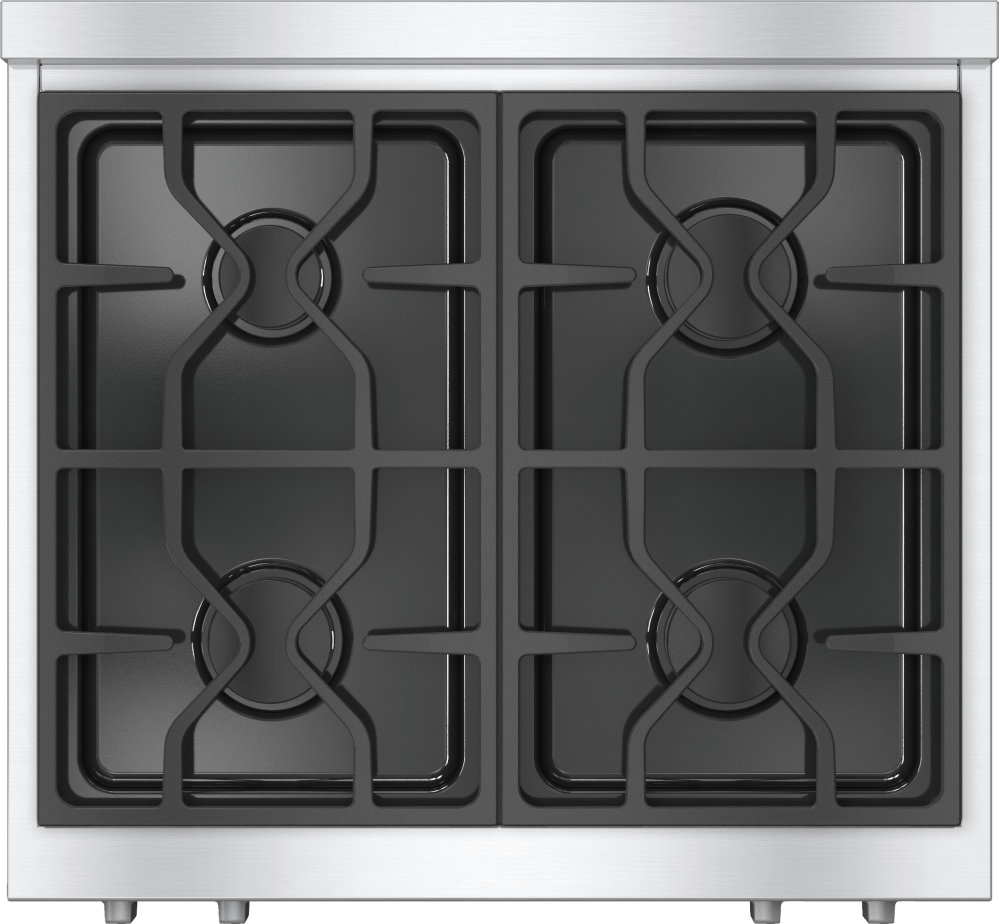 Miele KMR1124LPCLEANSTEEL Kmr 1124 Lp - Rangetop With 4 Burners For Professional Applications