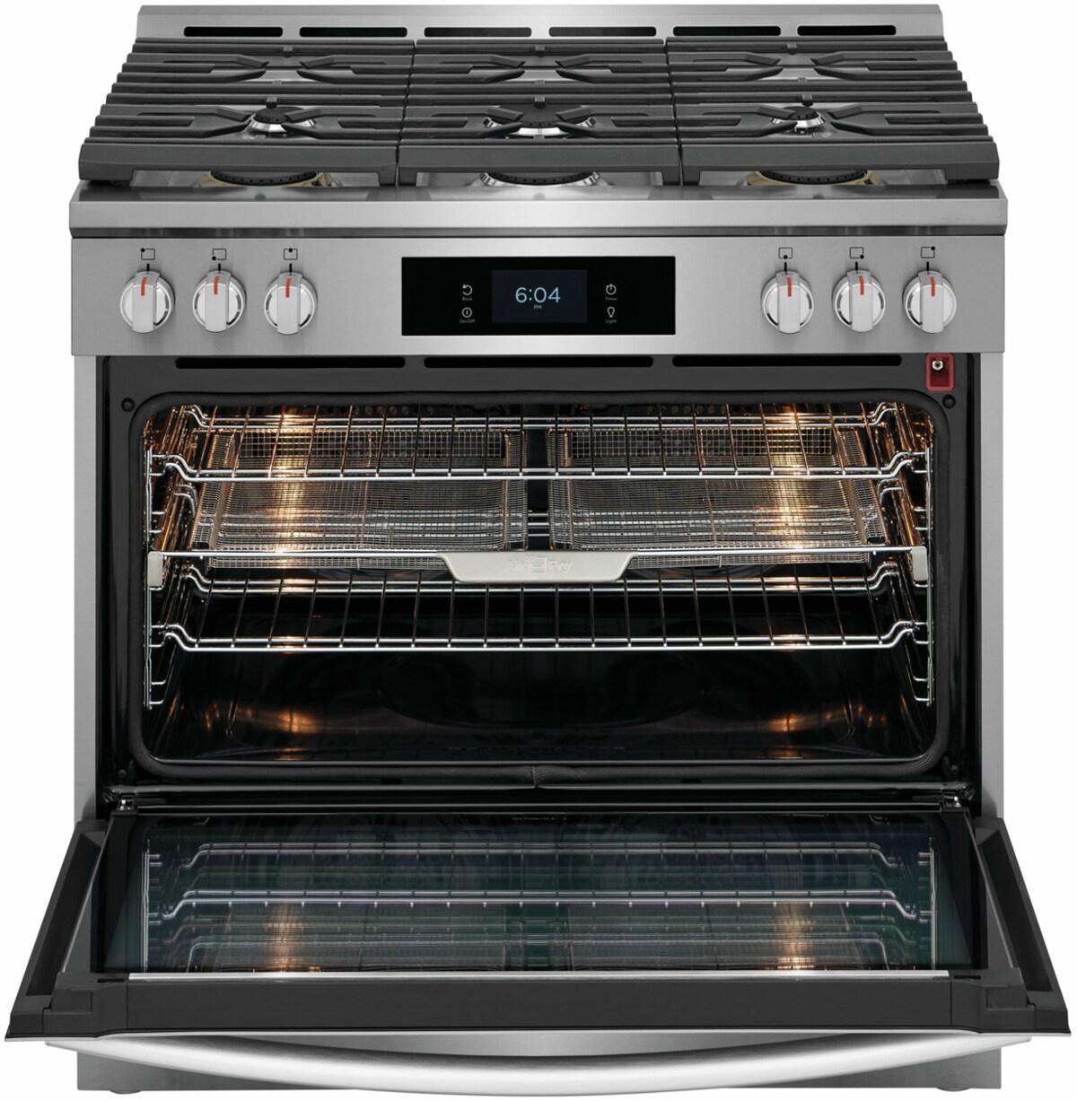 Frigidaire GCFD3661AF Frigidaire Gallery 36" Dual-Fuel Range With Air Fry