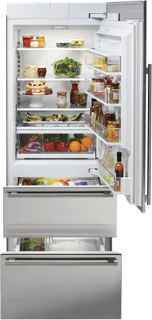 Sub-Zero IT30CIRH 30" Designer Over-And-Under Refrigerator/Freezer - Panel Ready