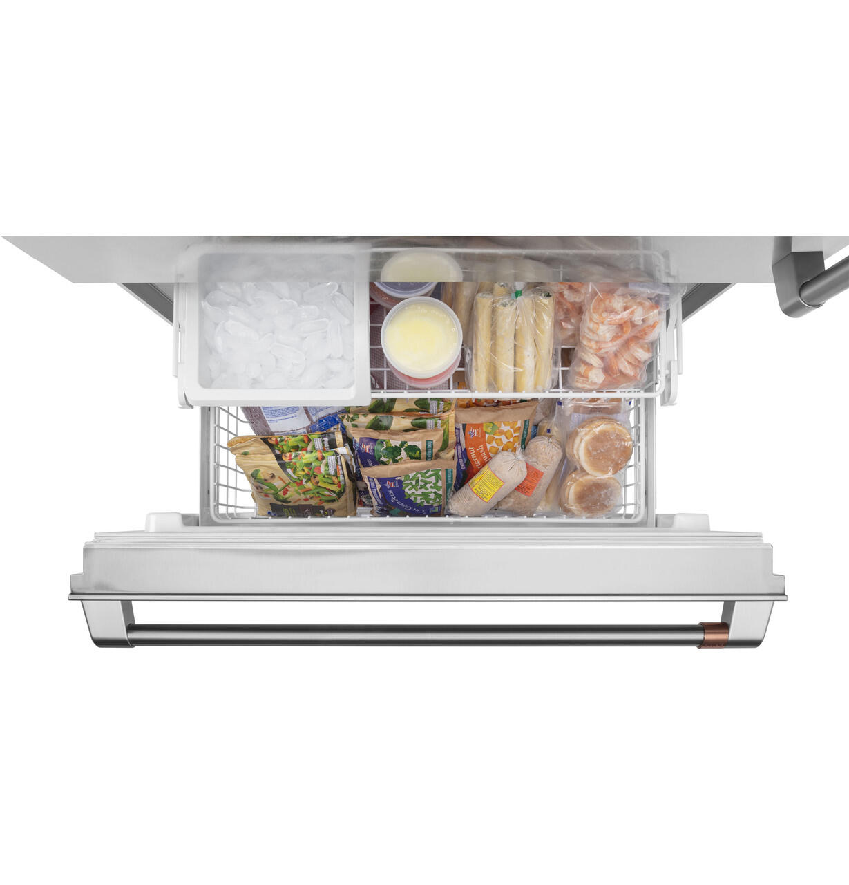 Cafe CDB36LP2RS1 Café™ 21.3 Cu. Ft. Built-In Bottom-Freezer Refrigerator