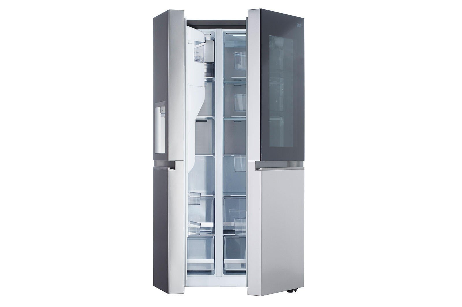 Lg LRSOS2706S 27 Cu. Ft. Side-By-Side Instaview™ Refrigerator