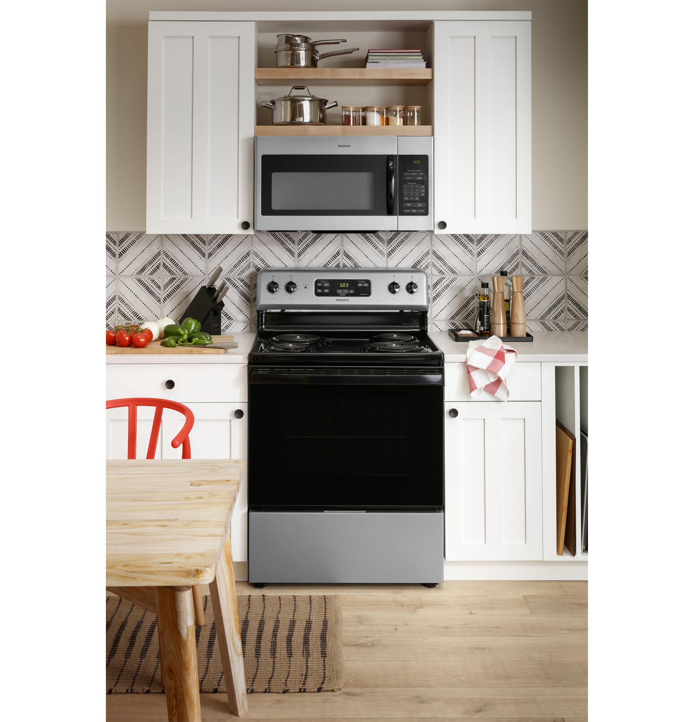 Hotpoint RVM5160MPSA Hotpoint® 1.6 Cu. Ft. Over-The-Range Microwave Oven