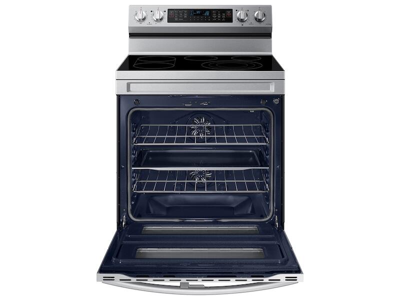 Samsung NE63A6751SS 6.3 Cu. Ft. Smart Freestanding Electric Range With Flex Duo™, No-Preheat Air Fry & Griddle In Stainless Steel