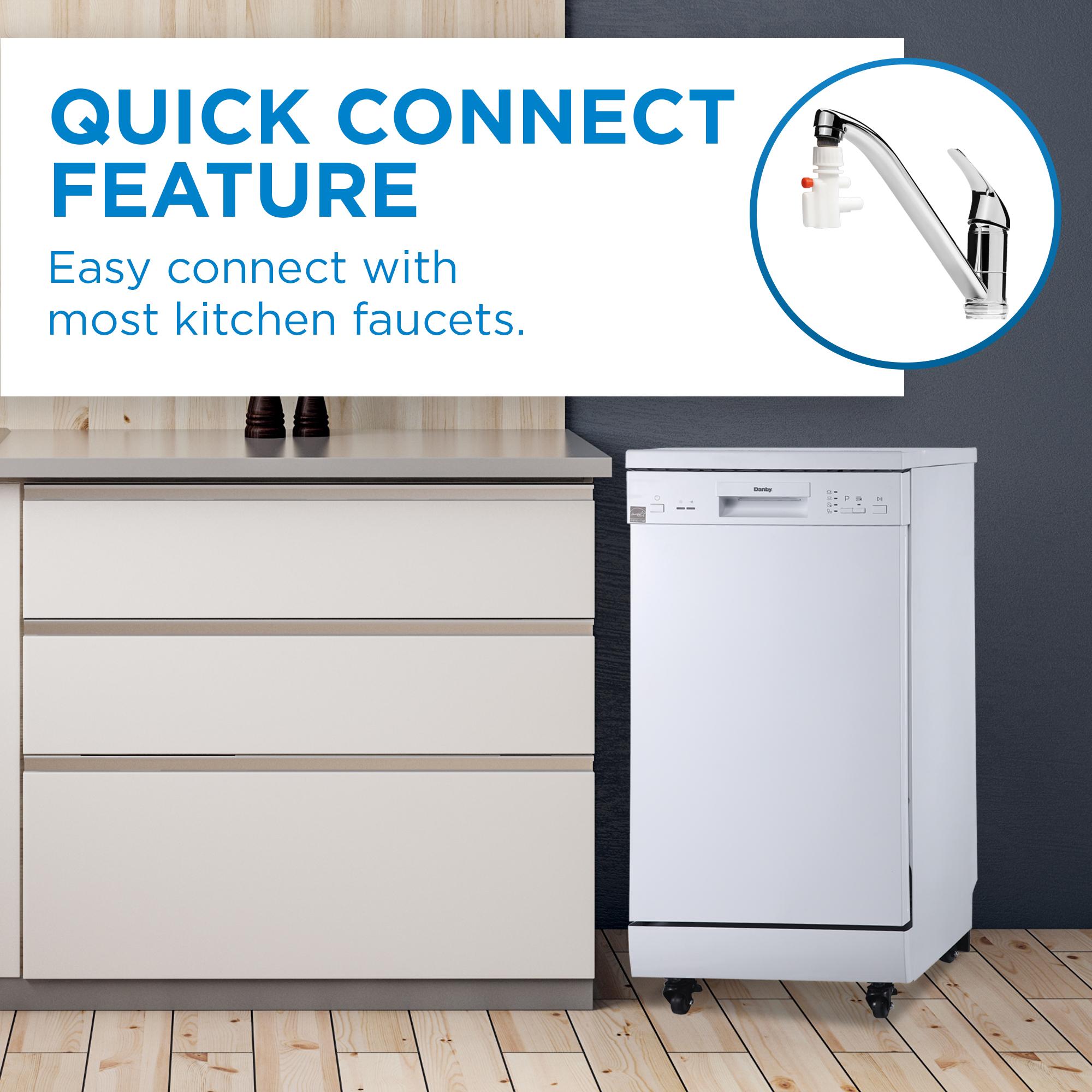 Danby DDW1805EWP Danby 18" Portable Dishwasher