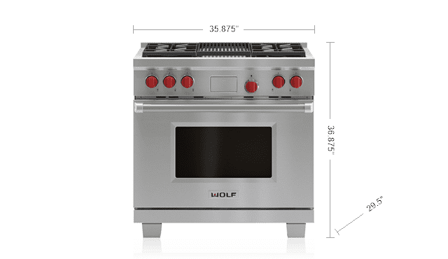 Wolf DF36450CSPLP 36