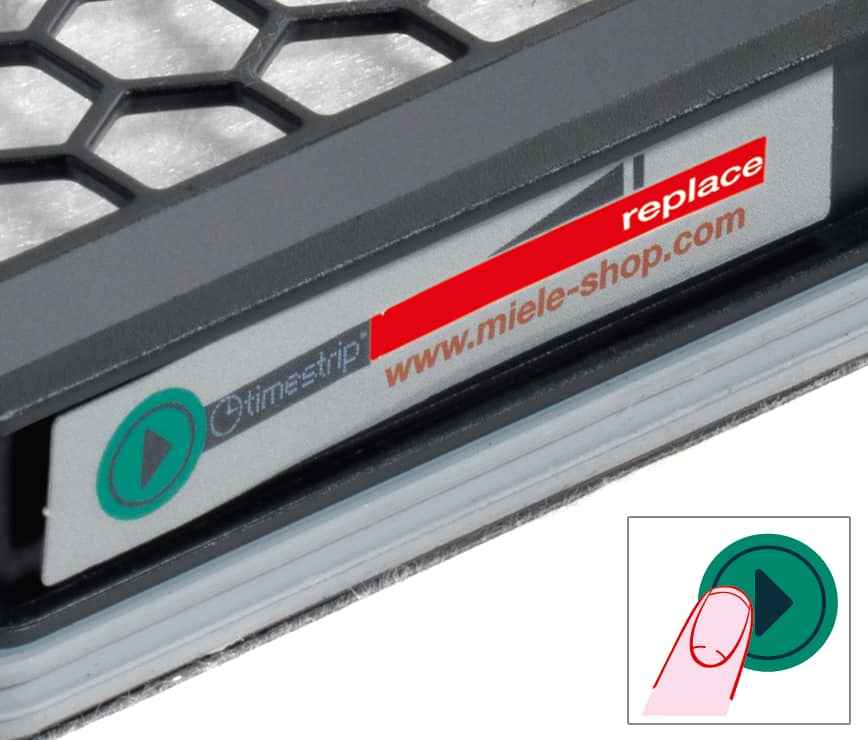 Miele SFAA50 Sf Aa 50 - Active Airclean Filter With Timestrip® For Effective Filtration Of Unpleasant Odors.