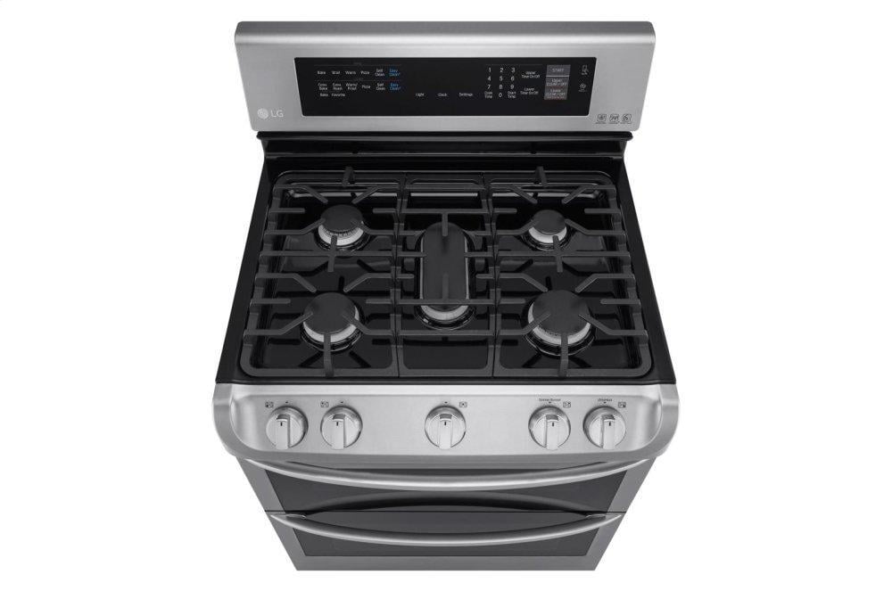 Lg LDG4313ST 6.9 Cu. Ft. Gas Double Oven Range With Probake Convection® And Easyclean®
