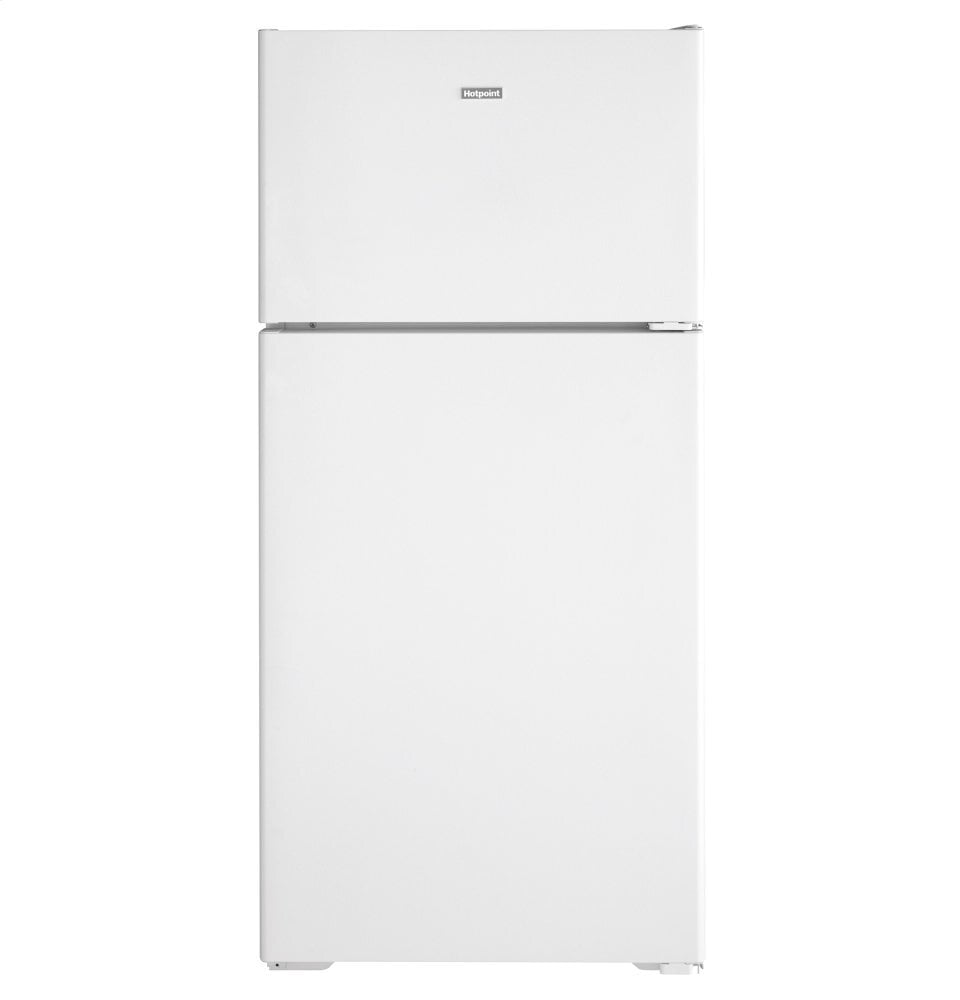 Hotpoint HPS16BTNRWW Hotpoint® 15.6 Cu. Ft. Recessed Handle Top-Freezer Refrigerator