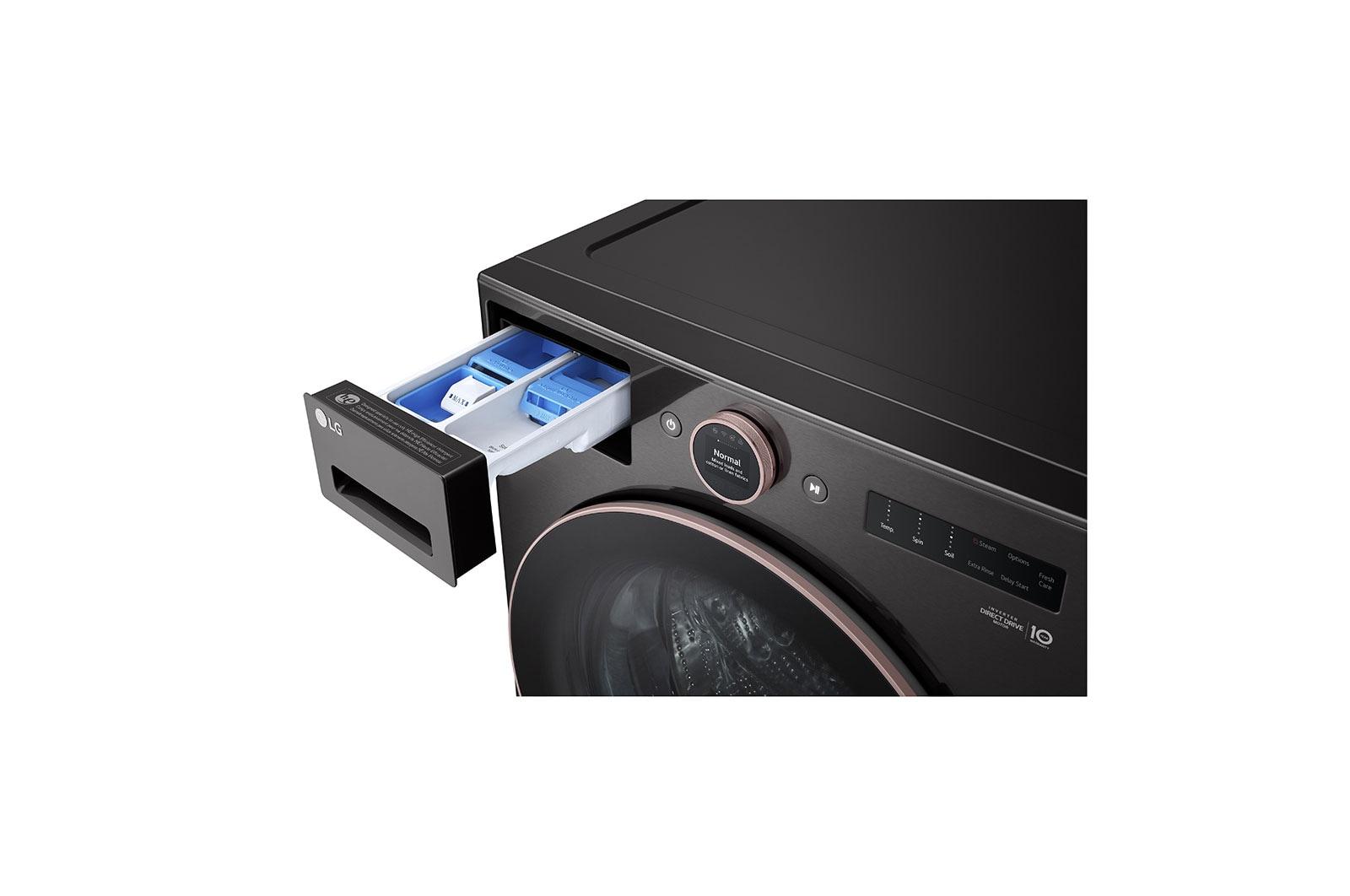 Lg WM6500HBA 5.0 Cu. Ft. Mega Capacity Smart Front Load Energy Star Washer With Turbowash® 360(Degree) And Ai Dd® Built-In Intelligence