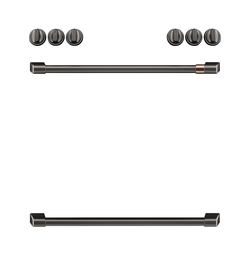 Cafe CXFCHHKPMBT Café Front Control Induction Knobs And Handles - Brushed Black