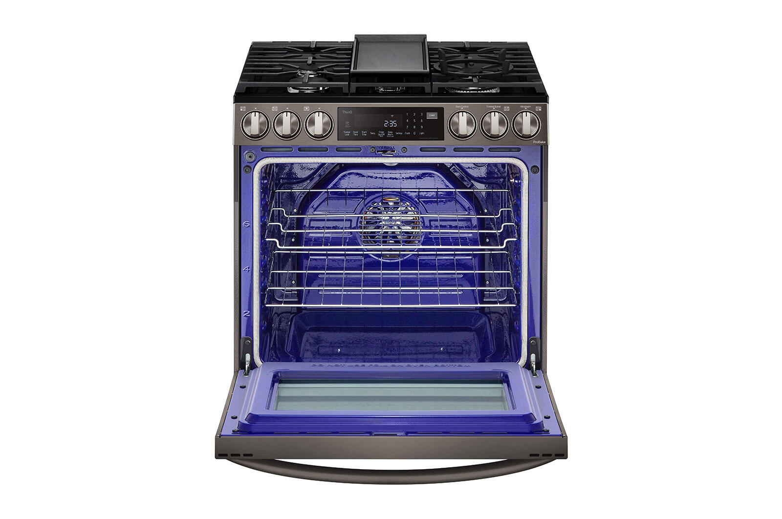 Lg LSGL6337D 6.3 Cu Ft. Smart Wi-Fi Enabled Probake Convection® Instaview™ Gas Slide-In Range With Air Fry