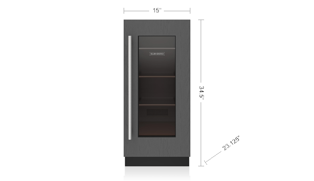 Sub-Zero DEU1550BAL 15" Designer Undercounter Beverage Center - Panel Ready