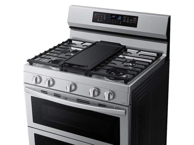 Samsung NX60A6751SS 6.0 Cu. Ft. Smart Freestanding Gas Range With Flex Duo™, Stainless Cooktop & Air Fry In Stainless Steel