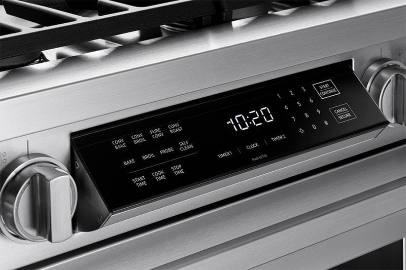 Dacor HDPR30SLPH 30" Dual Fuel Pro Range, Silver Stainless Steel, Liquid Propane/High Altitude
