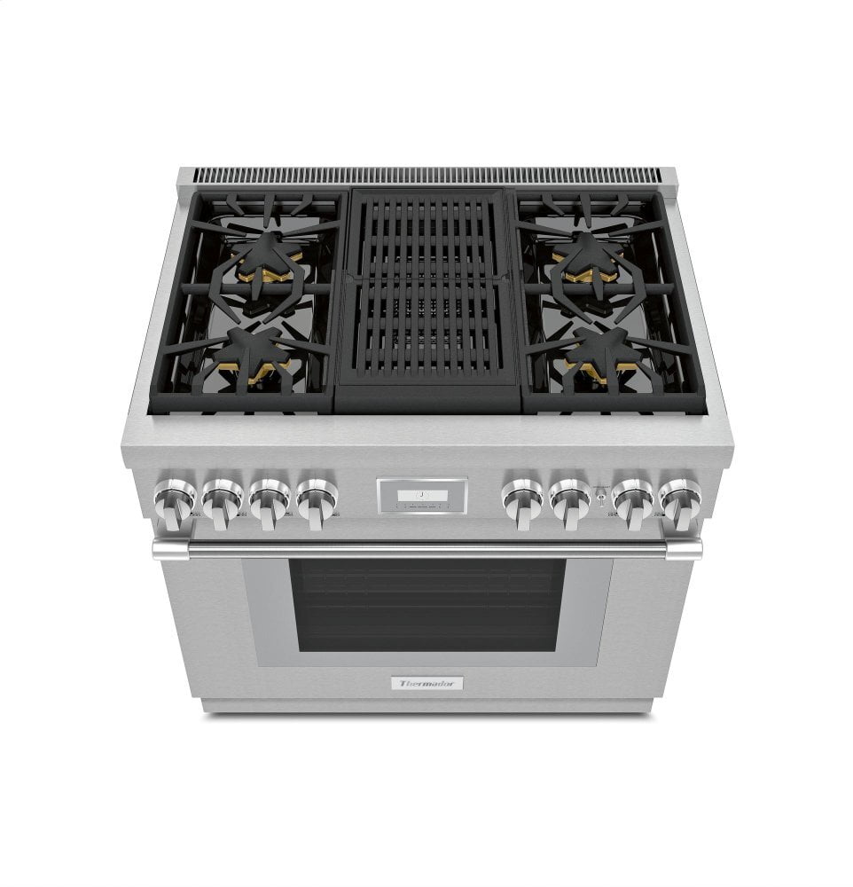 Thermador PRD364WLHU 36-Inch Pro Harmony® Standard Depth Dual Fuel Range