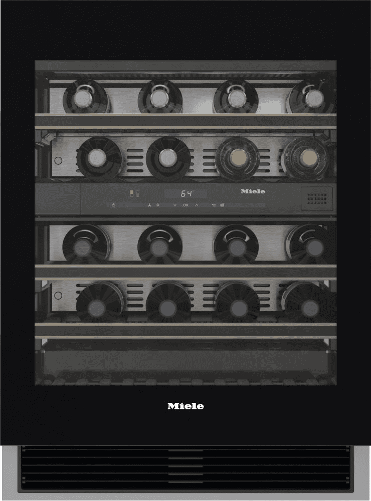 Miele KWT6322UG OBSIDIAN BLACK GLASS Kwt 6322 Ug - Built-Under Wine Storage Unit With Flexiframe And Push2Open For Greater Versatility And Top-Quality Design.