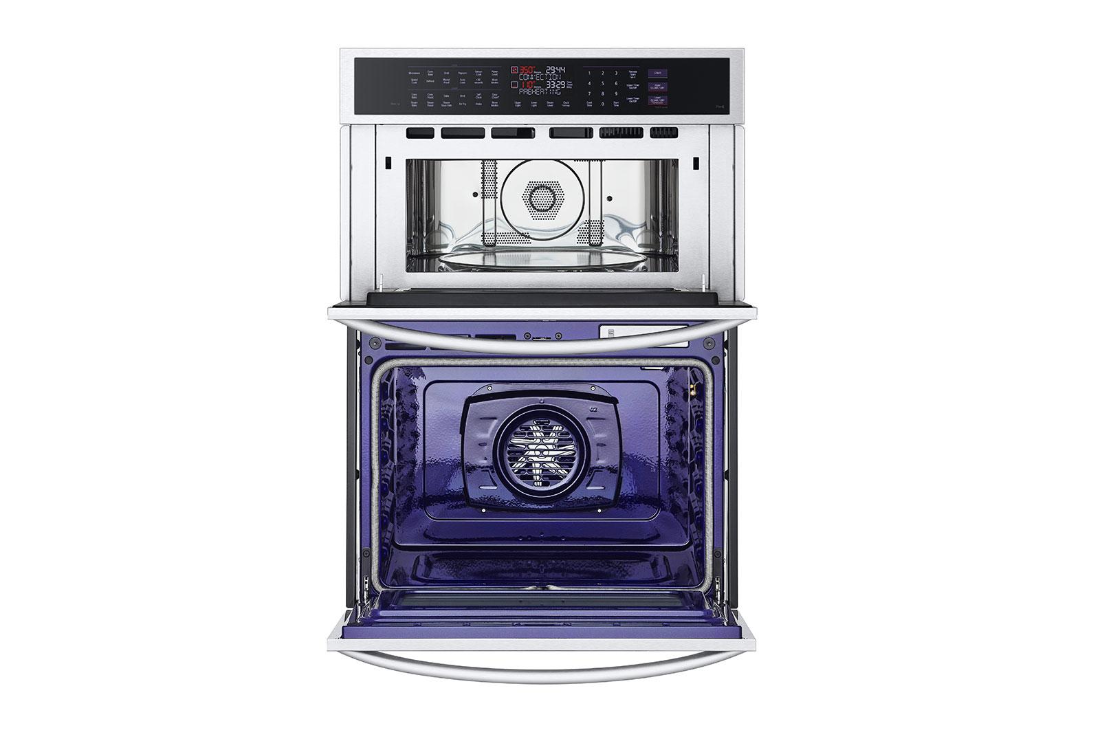 Lg WCEP6427F 1.7/4.7 Cu. Ft. Smart Combination Wall Oven With Instaview®, True Convection, Air Fry, And Steam Sous Vide