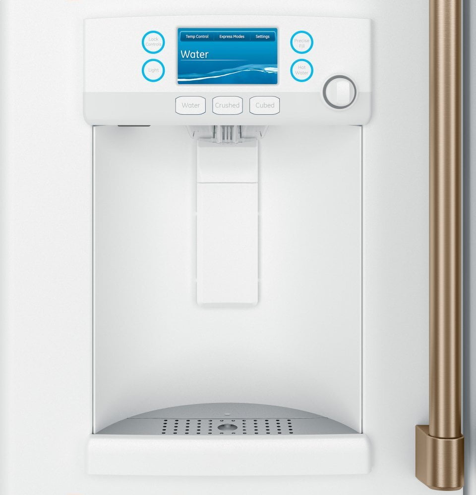 Cafe CFE28TP4MW2 Café Energy Star® 27.8 Cu. Ft. Smart French-Door Refrigerator With Hot Water Dispenser