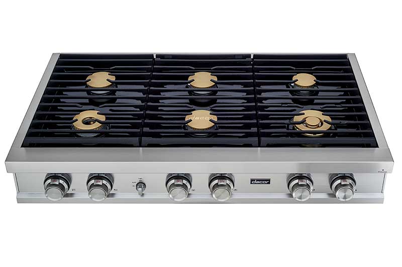 Dacor DTT48M876HS 48" Rangetop, Stainless Steel, Natural Gas/High Altitude