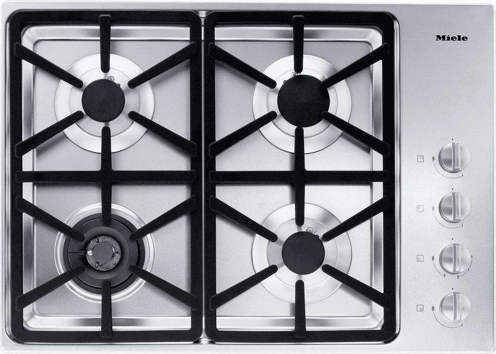 Miele KM3464G Km 3464 G - Gas Cooktop With A Dual Wok Burner For Particularly Wide Ranging Burner Capacity.