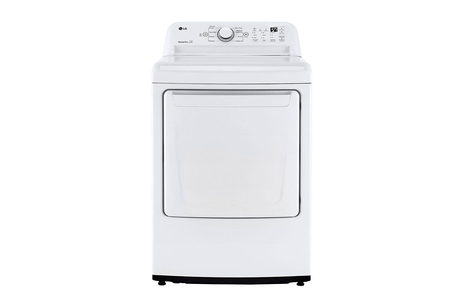 Lg DLG7001W 7.3 Cu. Ft. Ultra Large Capacity Top Load Gas Dryer With Sensor Dry Technology