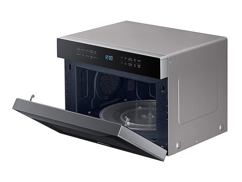 Samsung MC12J8035CT 1.2 Cu. Ft. Powergrill Duo™ Countertop Microwave With Power Convection And Built-In Application In Black
