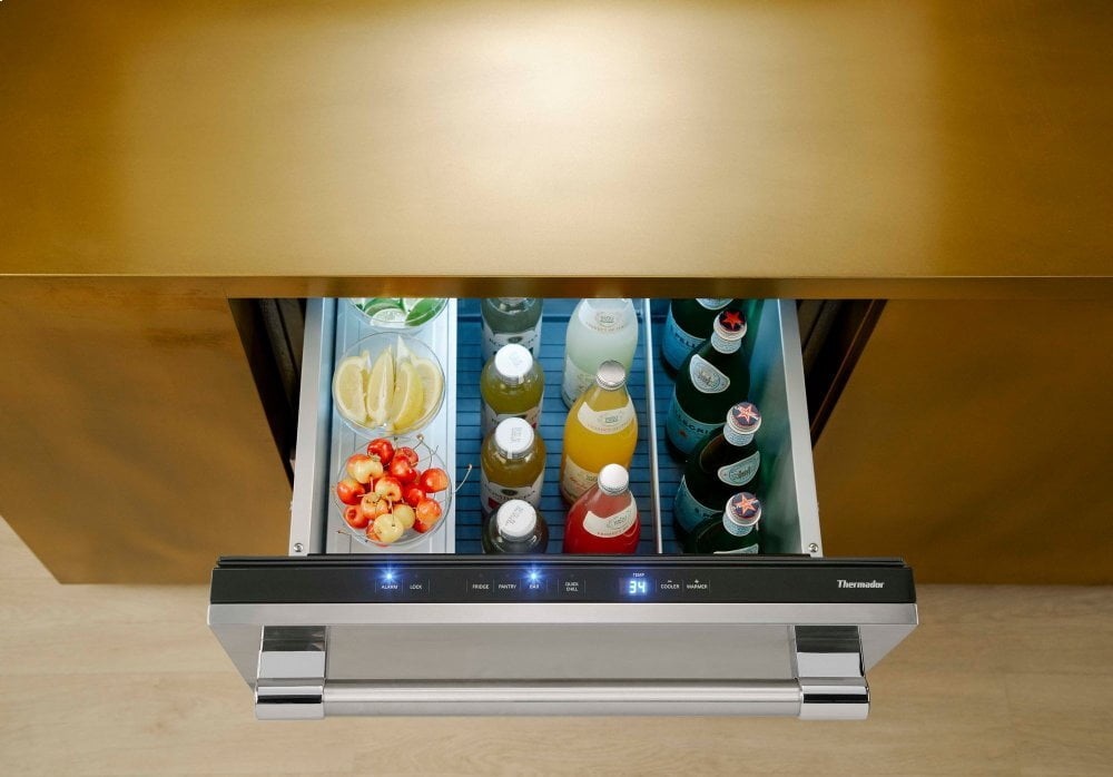 Thermador T24UR920DS 24-Inch Under-Counter Double Drawer Refrigerator