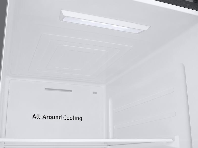Samsung RS28A500ASG 28 Cu. Ft. Smart Side-By-Side Refrigerator In Black Stainless Steel