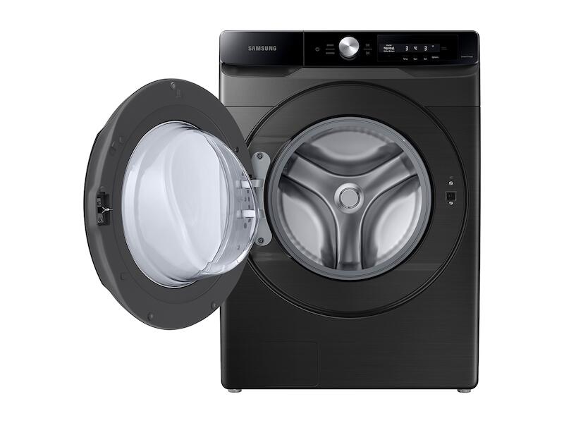 Samsung WF45A6400AV 4.5 Cu. Ft. Large Capacity Smart Dial Front Load Washer With Super Speed Wash In Brushed Black