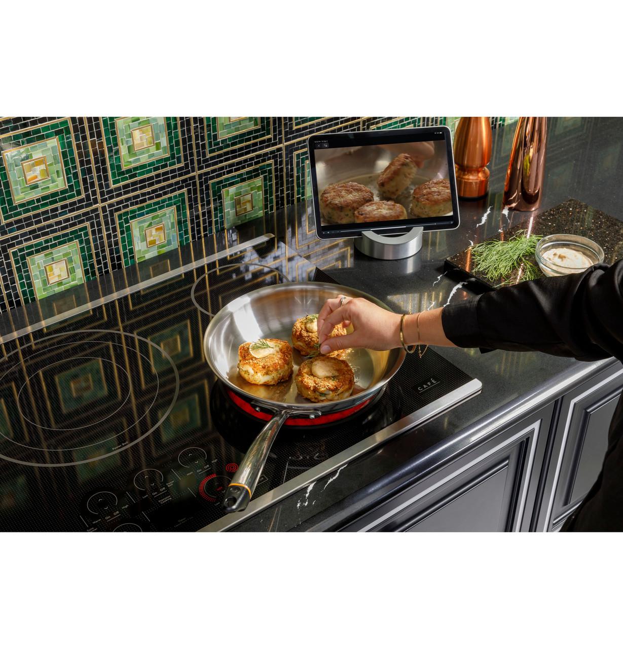 Cafe CEP90361TBB Café™ 36" Touch-Control Electric Cooktop