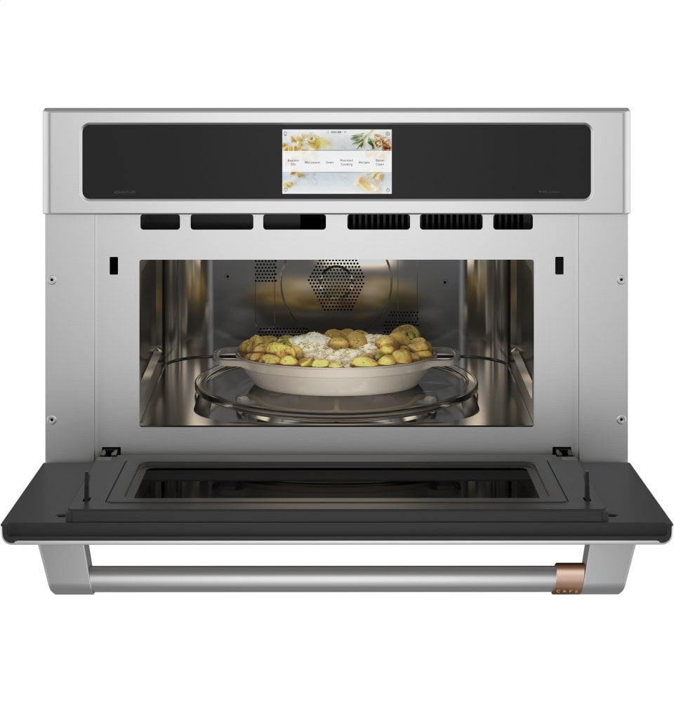 Cafe CSB913P2NS1 Café 30" Smart Five In One Oven With 120V Advantium® Technology