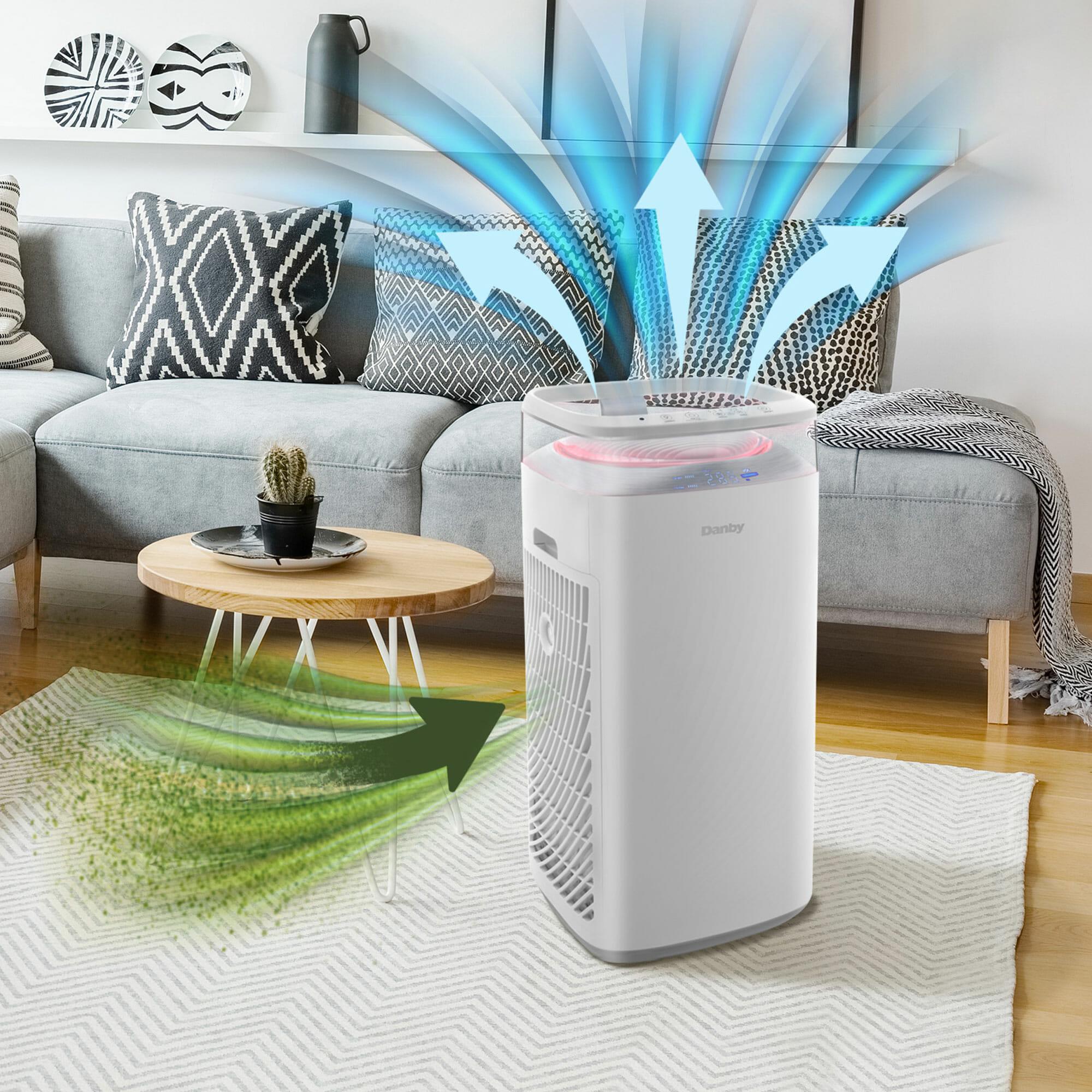 Danby DAP290BAW Danby Air Purifier Up To 450 Sq. Ft. In White
