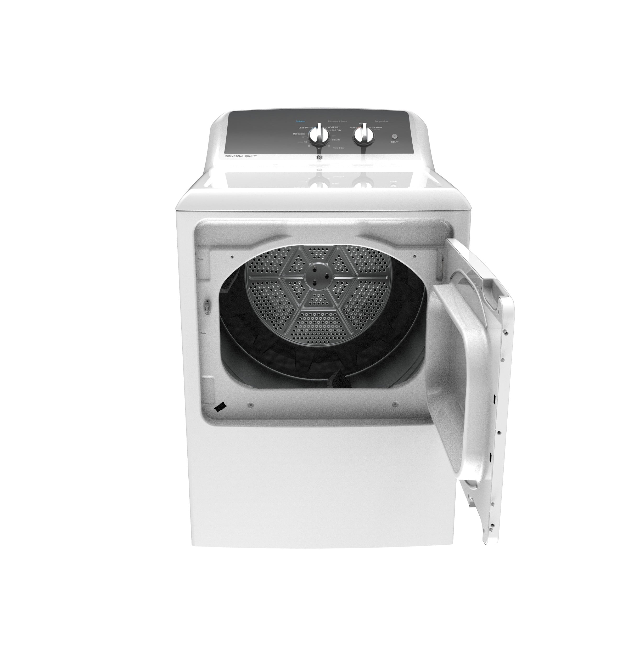Ge Appliances GTX52GASPWB Ge® 6.2 Cu. Ft. Capacity Aluminized Alloy Drum Gas Dryer