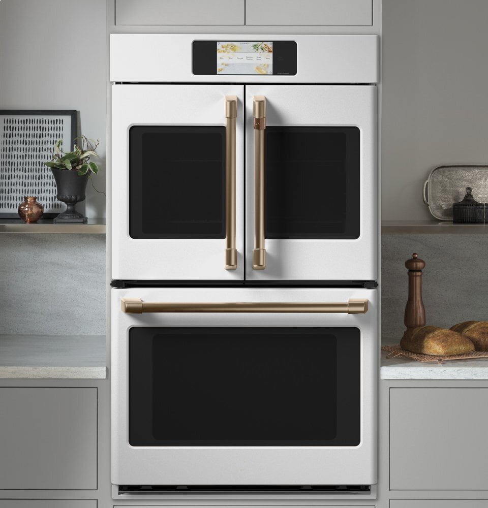 Cafe CTD90FP4NW2 Café Professional Series 30" Smart Built-In Convection French-Door Double Wall Oven