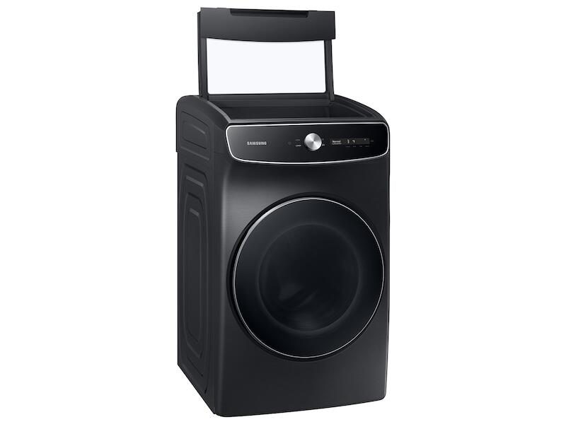 Samsung DVG60A9900V 7.5 Cu. Ft. Smart Dial Gas Dryer With Flexdry™ And Super Speed Dry In Brushed Black