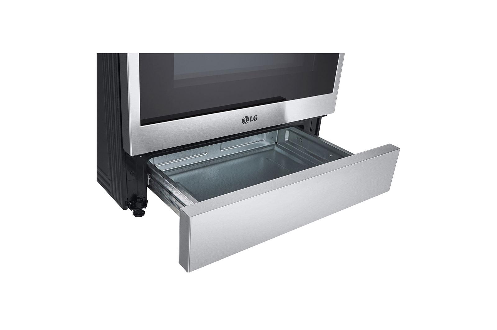 Lg LSDL6336F 6.3 Cu. Ft. Smart Wi-Fi Enabled Probake® Convection Instaview® Dual Fuel Slide-In Range With Air Fry