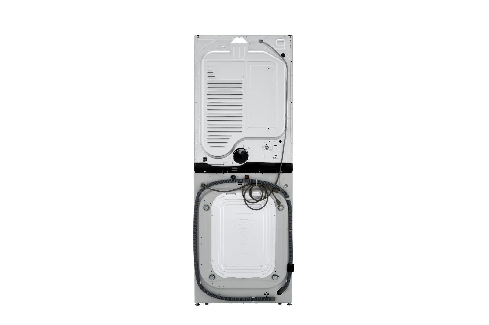 Lg WKGX201HWA Single Unit Front Load Lg Washtower™ With Center Control™ 4.5 Cu. Ft. Washer And 7.4 Cu. Ft. Gas Dryer