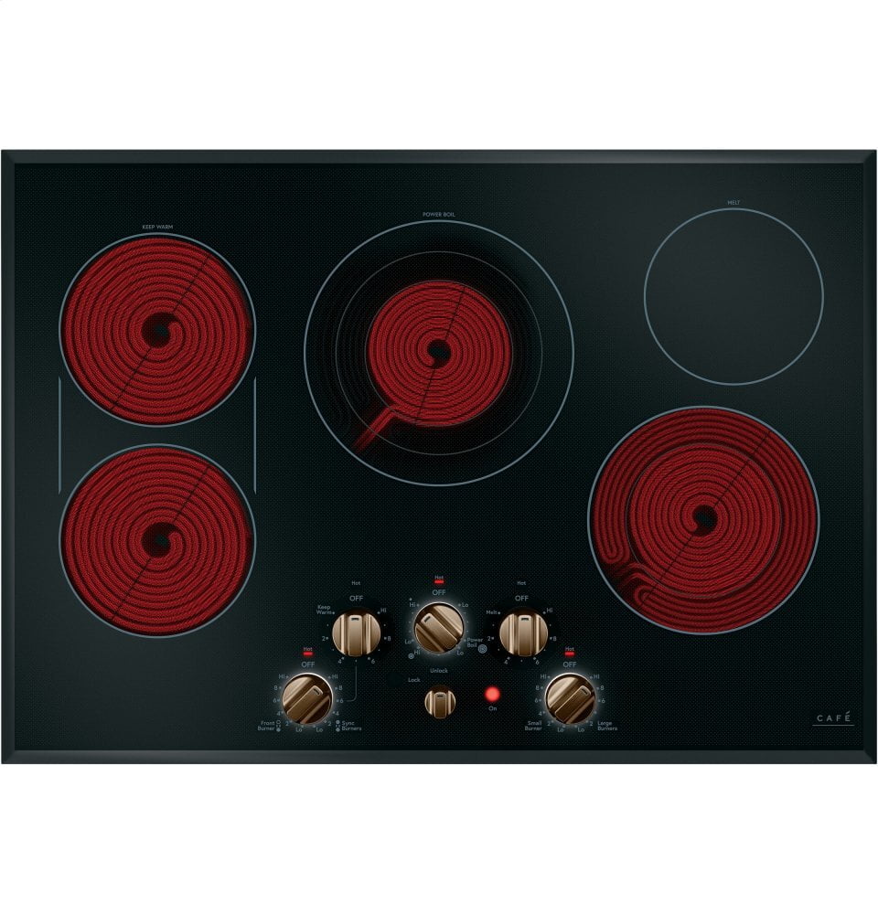 Cafe CEP70303MS2 Café 30" Knob-Control Electric Cooktop