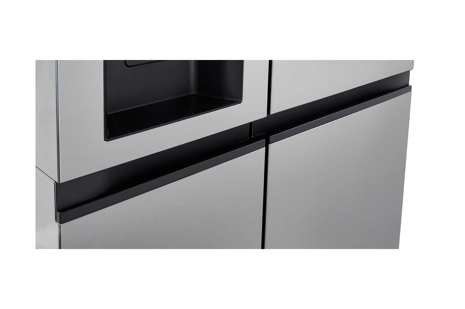 Lg LRSXS2706V 27 Cu. Ft. Side-By-Side Refrigerator With Smooth Touch Ice Dispenser