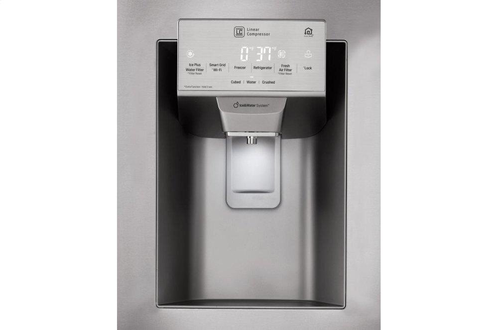 Lg LFXC22526S 22 Cu. Ft. Smart Wi-Fi Enabled French Door Counter-Depth Refrigerator