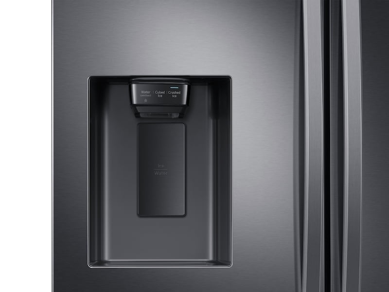 Samsung RF27T5201SG 27 Cu. Ft. Large Capacity 3-Door French Door Refrigerator With External Water & Ice Dispenser In Black Stainless Steel