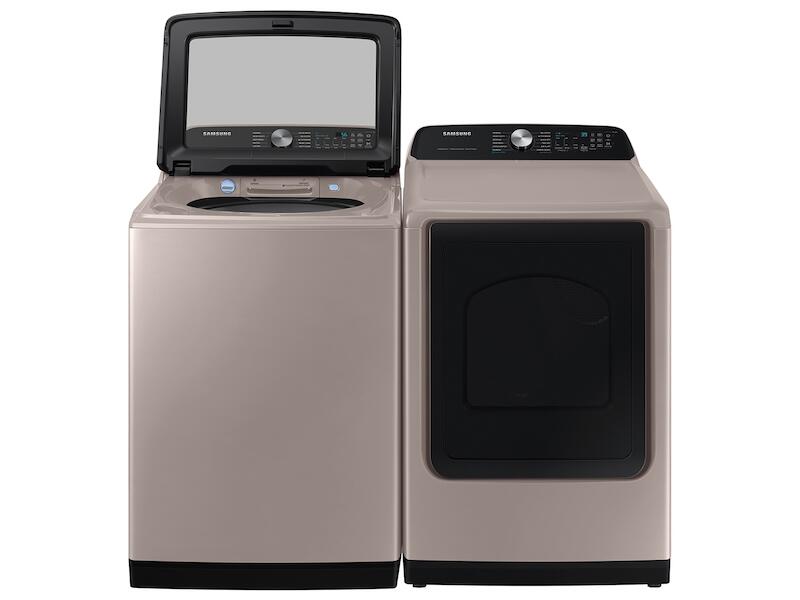 Samsung DVG52A5500C 7.4 Cu. Ft. Smart Gas Dryer With Steam Sanitize+ In Champagne