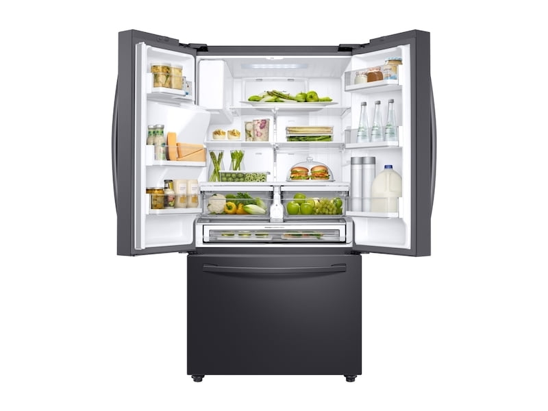 Samsung RF23R6201SG 23 Cu. Ft. 3-Door French Door, Counter Depth Refrigerator With Coolselect Pantry™ In Black Stainless Steel