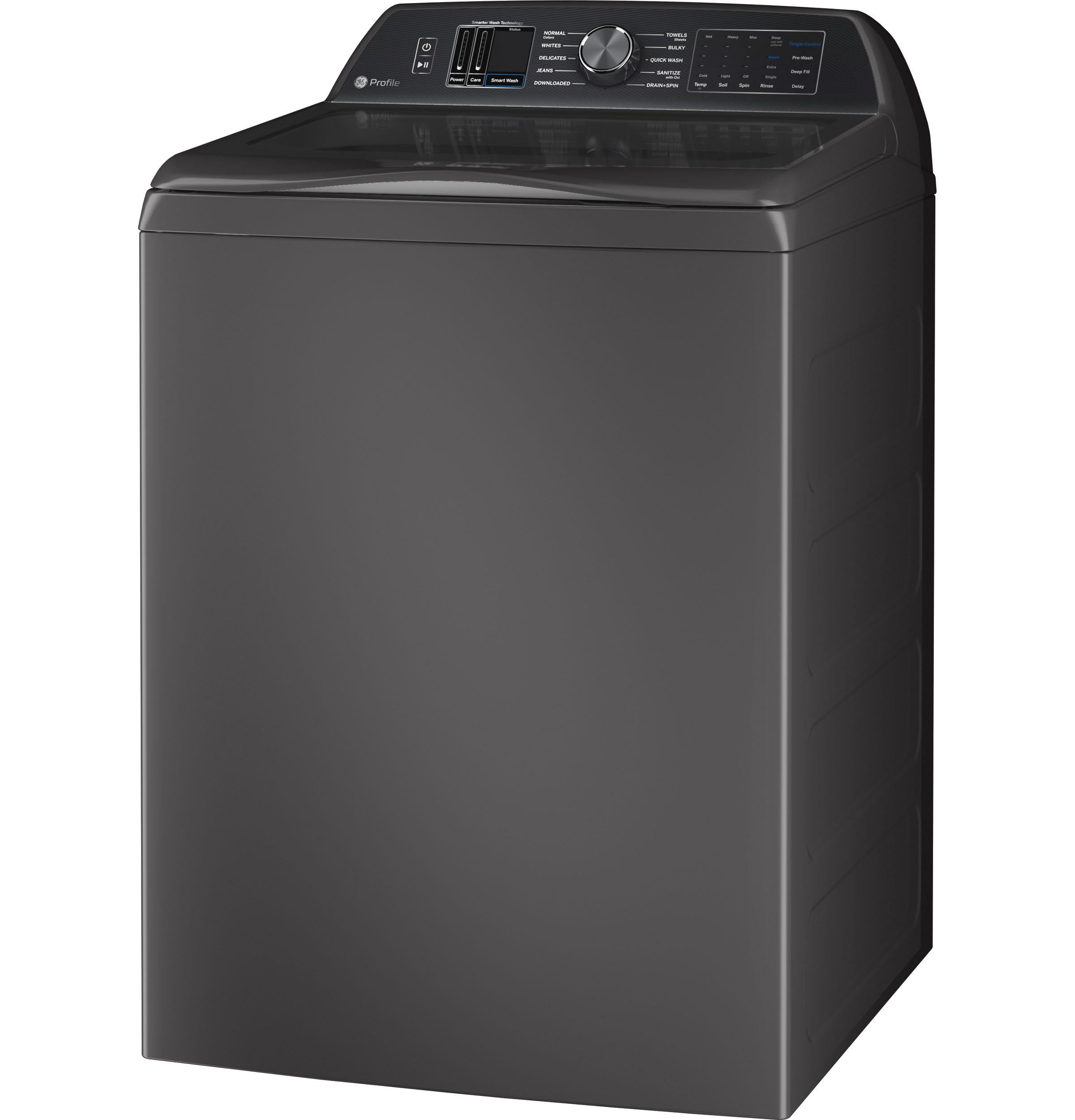 Ge Appliances PTW705BPTDG Ge Profile™ 5.3 Cu. Ft. Capacity Washer With Smarter Wash Technology And Flexdispense™